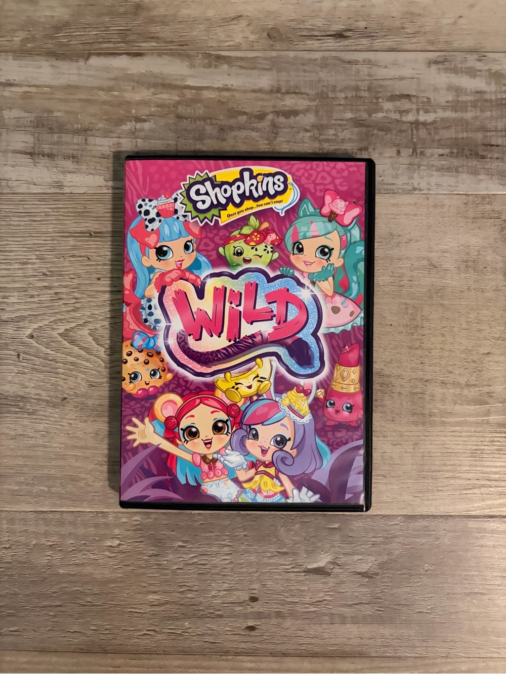 Shopkins Wild DVD Movie + Bonus Movie World Vacation
